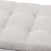 Baxton Studio Roanoke Modern and Contemporary Grayish Beige Fabric Upholstered Grid-Tufting Storage Ottoman Bench - BBT3101-OTTO-Greyish Beige-H1217-14