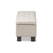 Baxton Studio Hannah Modern and Contemporary Beige Fabric Upholstered Button-Tufting Storage Ottoman Bench - BBT3136-OTTO-Beige-H1217-3
