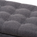 Baxton Studio Kaylee Modern Classic Dark Grey Fabric Upholstered Button-Tufting Storage Ottoman Bench - BBT3137-OTTO-Dark Grey-H1217-20