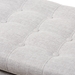Baxton Studio Kaylee Modern Classic Grayish Beige Fabric Upholstered Button-Tufting Storage Ottoman Bench - BBT3137-OTTO-Greyish Beige-H1217-14