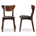 Baxton Studio Sumner Mid-Century Walnut Brown Dining Chair (Set of 2) - RT331-CHR-Dark Walnut