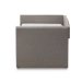 Baxton Studio Camino Modern and Contemporary Grey Fabric Upholstered Daybed with Guest Trundle Bed - CF8756-Grey-Day Bed