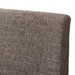 Baxton Studio Nexus Mid-Century Modern Walnut Wood Finishing and Gravel Fabric Upholstered Dining Side Chair (Set of 2) - BBT5280-Gravel-DC-TH1308