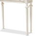 Baxton Studio Marquetterie French Provincial Style Weathered Oak and White Wash Distressed Finish Wood Two-Tone Console Table - PRL16VM(AR)/M