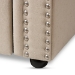 Baxton Studio Mabelle Modern and Contemporary Beige Fabric Trundle Daybed - Ashley-Beige-Daybed