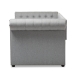 Baxton Studio Mabelle Modern and Contemporary Grey Fabric Trundle Daybed - Ashley-Grey-Daybed