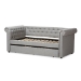 Baxton Studio Mabelle Modern and Contemporary Grey Fabric Trundle Daybed - Ashley-Grey-Daybed