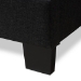 Baxton Studio Brookfield Modern and Contemporary Charcoal Grey Fabric Queen Size Bed - CF8747B-Charcoal-Queen