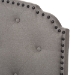 Baxton Studio Lexi Modern and Contemporary Light Grey Fabric Upholstered Queen Size Bed - CF8747-F-Light Grey-Queen