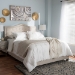 Baxton Studio Emerson Modern and Contemporary Light Beige Fabric Upholstered King Size Bed - CF8747-G-Light Beige-King