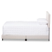 Baxton Studio Hampton Modern and Contemporary Light Beige Fabric Upholstered Queen Size Bed - CF8747-H-Light Beige-Queen