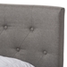 Baxton Studio Cassandra Modern and Contemporary Light Grey Fabric Upholstered Full Size Bed - CF8747-I-Light Grey-Full