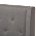 Baxton Studio Adelaide Retro Modern Light Grey Fabric Upholstered King Size Platform Bed - CF8862-Light Grey-King