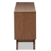Baxton Studio Hildon Mid-Century Modern White and Walnut Wood 6-Drawer Storage Dresser - Hildon 6DW-Walnut/White-Chest