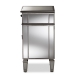 Baxton Studio Claudia Hollywood Regency Glamour Style Mirrored End Table - RS2403