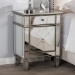 Baxton Studio Claudia Hollywood Regency Glamour Style Mirrored End Table - RS2403