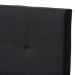 Baxton Studio Brookfield Modern and Contemporary Charcoal Grey Fabric Twin Size Bed - CF8747B-Charcoal-Twin