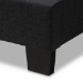 Baxton Studio Brookfield Modern and Contemporary Charcoal Grey Fabric Twin Size Bed - CF8747B-Charcoal-Twin