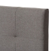 Baxton Studio Brookfield Modern and Contemporary Light Grey Fabric Twin Size Bed - CF8747B-Grey-Twin