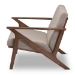Baxton Studio Bianca Mid-Century Modern Walnut Wood Light Grey Fabric Tufted 2-Seater Loveseat - Bianca-Light Grey/Walnut Brown-LS