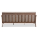 Baxton Studio Bianca Mid-Century Modern Walnut Wood Light Grey Fabric Tufted 3-Seater Sofa - Bianca-Light Grey/Walnut Brown-SF