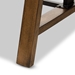 Baxton Studio Nico Rustic Industrial Metal and Distressed Wood Adjustable Height Work Table - YLX-5011-Desk