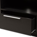 Baxton Studio Carlingford Modern and Contemporary Espresso Brown Finished Wood 2-Drawer TV Stand - ET 5512-00-Dark Brown-TV