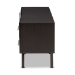 Baxton Studio Ashfield Mid-Century Modern Dark Brown Finished Wood TV Stand - ET 3515-01-Dark Brown-TV