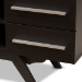 Baxton Studio Ashfield Mid-Century Modern Dark Brown Finished Wood TV Stand - ET 3515-01-Dark Brown-TV