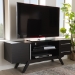 Baxton Studio Ashfield Mid-Century Modern Dark Brown Finished Wood TV Stand - ET 3515-01-Dark Brown-TV