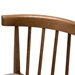 Baxton Studio Wyatt Mid-Century Modern Walnut Wood Dining Chair Set of 2 - Florence Dining Chair