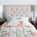 Baxton Studio Windsor Modern and Contemporary Greyish Beige Fabric Upholstered Twin Size Headboard - BBT6691-Greyish Beige-Twin HB-H1217-14
