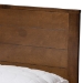 Baxton Studio Catalina Modern Classic Mission Style Brown-Finished Wood Full Platform Bed - HT1702-Walnut Brown-Full