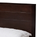 Baxton Studio Catalina Modern Classic Mission Style Dark Brown-Finished Wood Full Platform Bed - HT1702-Espresso Brown-Full