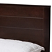 Baxton Studio Catalina Modern Classic Mission Style Dark Brown-Finished Wood Full Platform Bed - HT1702-Espresso Brown-Full