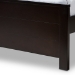 Baxton Studio Catalina Modern Classic Mission Style Dark Brown-Finished Wood Full Platform Bed - HT1702-Espresso Brown-Full