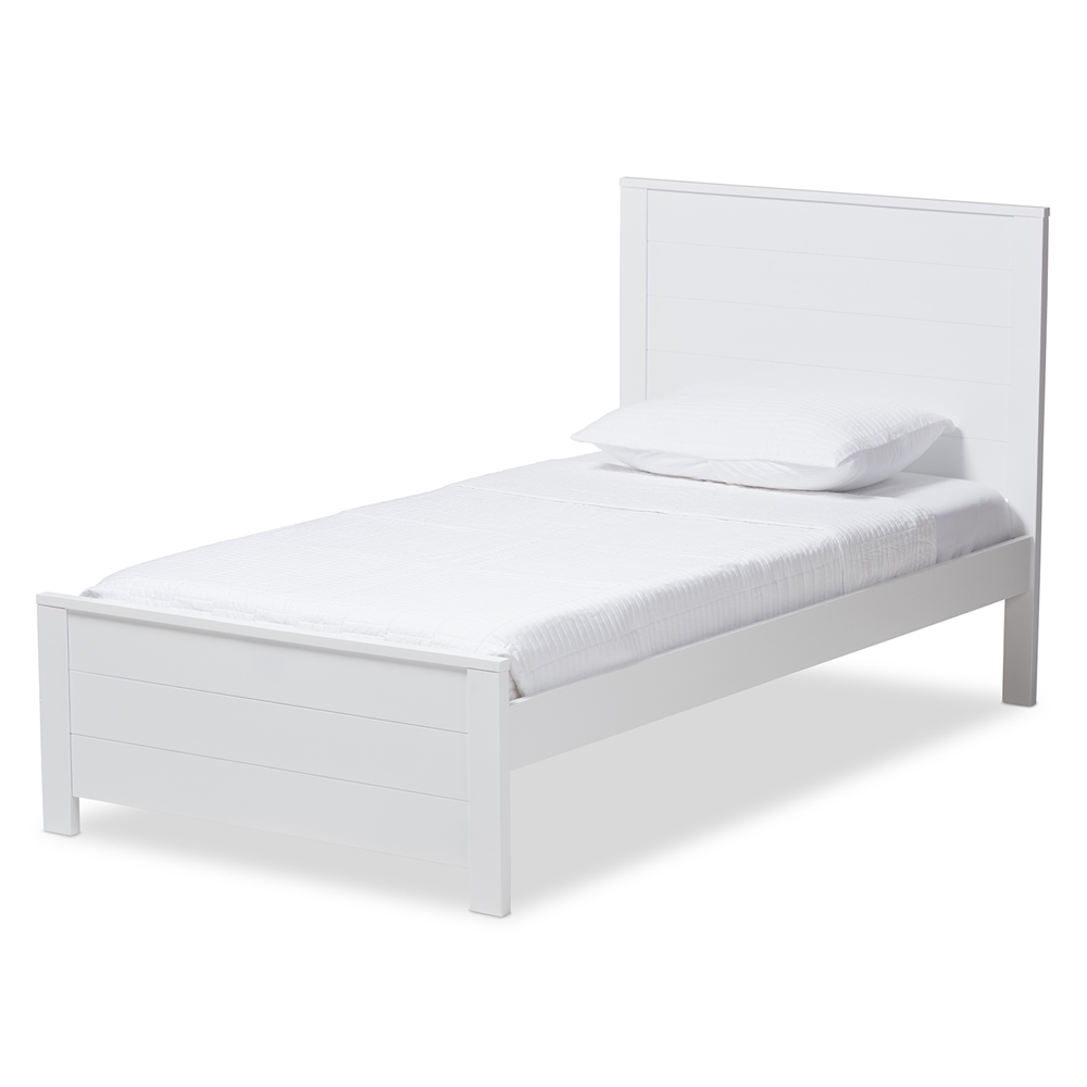 Bedroom Furniture, Contemporary Twin Bed Frame