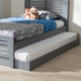 Baxton Studio Payton Modern and Contemporary Grey-Finished Twin Trundle - HT-Grey-Trundle