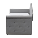 Baxton Studio Emilie Modern and Contemporary Grey Fabric Upholstered Daybed with Trundle - WA5011-Gray-Daybed