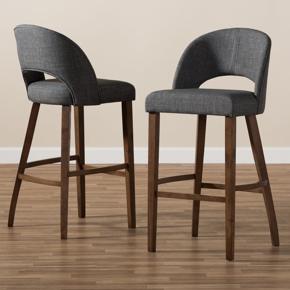 Featured image of post Modern Dark Wood Bar Stools - Find bar stools, counter stools, and more in our trendy selection of kitchen seating.