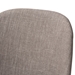 Baxton Studio Cody Mid-Century Modern Light Grey Fabric Upholstered Walnut Finished Wood Dining Chair (Set of 2) - Cody-Light Grey-DC