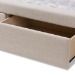 Baxton Studio Aurelie Modern and Contemporary Light Beige Fabric Upholstered King Size Storage Bed - CF8622-D-Light Beige-King