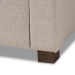 Baxton Studio Aurelie Modern and Contemporary Light Beige Fabric Upholstered King Size Storage Bed - CF8622-D-Light Beige-King