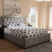Baxton Studio Aurelie Modern and Contemporary Light Grey Fabric Upholstered Queen Size Storage Bed - CF8622-D-Light Grey-Queen