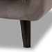 Baxton Studio Carina Mid-Century Modern Light Grey Fabric Upholstered Lounge Chair - R2017-Grey-CC