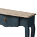 Baxton Studio Mazarine Classic and Provincial Blue Spruce Finished Console Table - CES11-Blue Spruce-ST