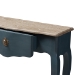 Baxton Studio Mazarine Classic and Provincial Blue Spruce Finished Console Table - CES11-Blue Spruce-ST