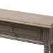 Baxton Studio Noemie Country Cottage Farmhouse Brown Finished 1-Drawer Console Table - ROB11-Brown-ST
