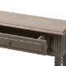 Baxton Studio Noemie Country Cottage Farmhouse Brown Finished 1-Drawer Console Table - ROB11-Brown-ST