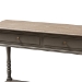 Baxton Studio Noemie Country Cottage Farmhouse Brown Finished 2-Drawer Console Table - ROB10-Brown-ST